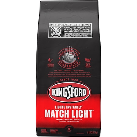 Kingsford Kingsford Match Light Charcoal Briquettes 8 lb 32111